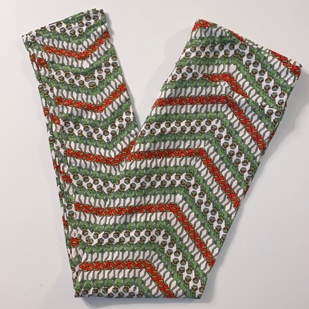 LuLaRoe Leggings. Disney. Kermit. TC. Size 12-18. NWT.
